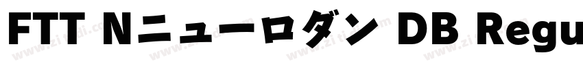 FTT Nニューロダン DB Regul字体转换